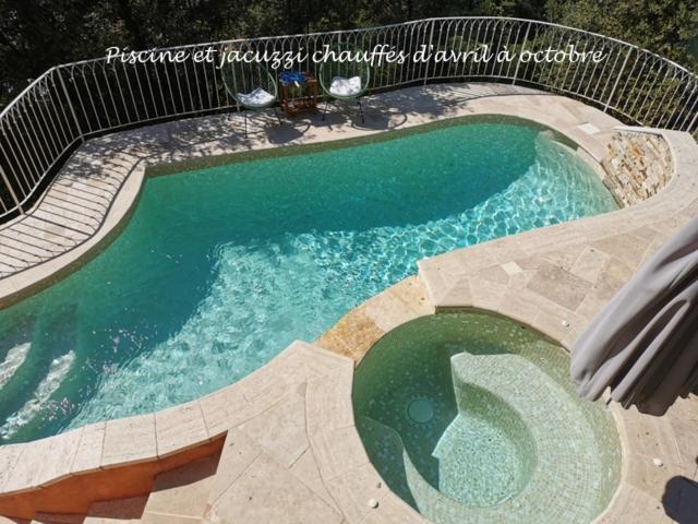 Appart "Pins & Parasol", Piscine Chauffee Et Bain A Remous Taradeau Buitenkant foto