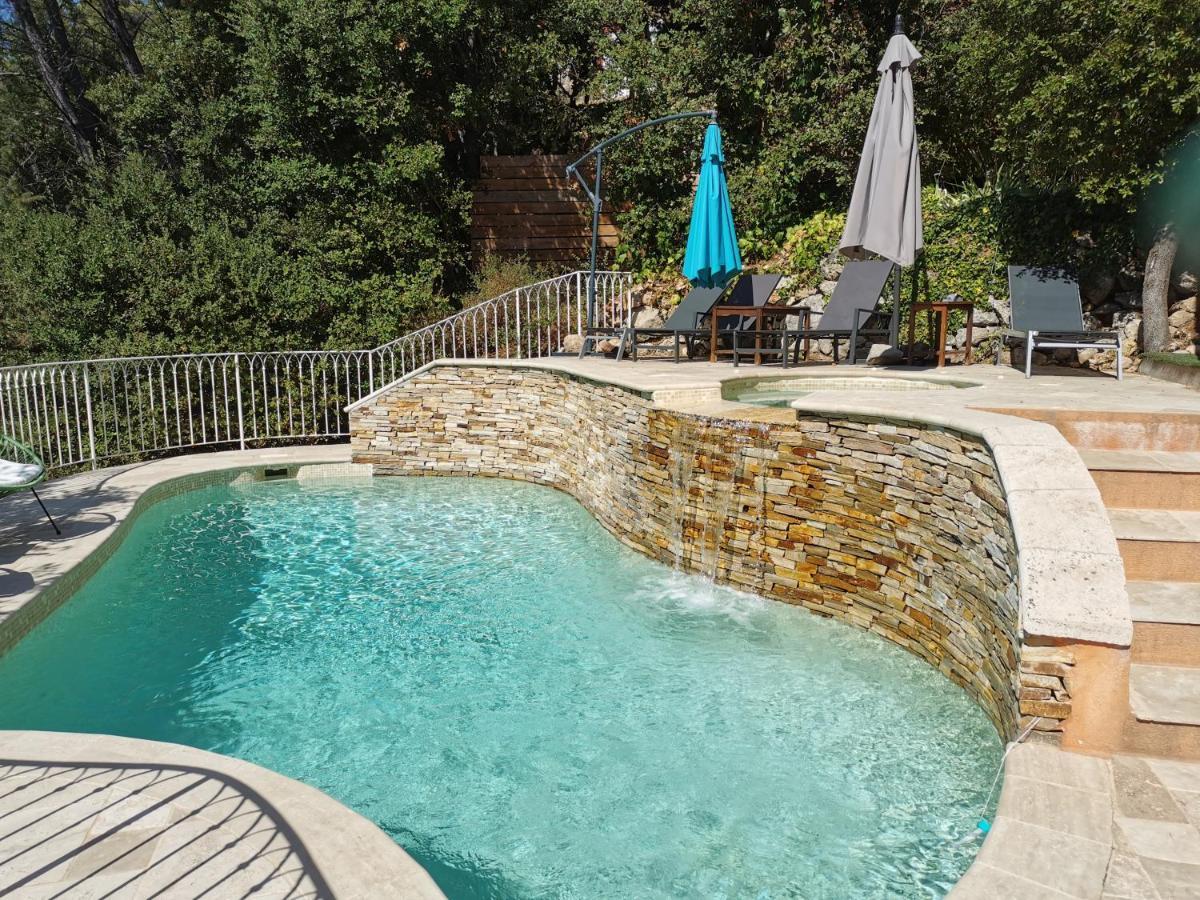 Appart "Pins & Parasol", Piscine Chauffee Et Bain A Remous Taradeau Buitenkant foto
